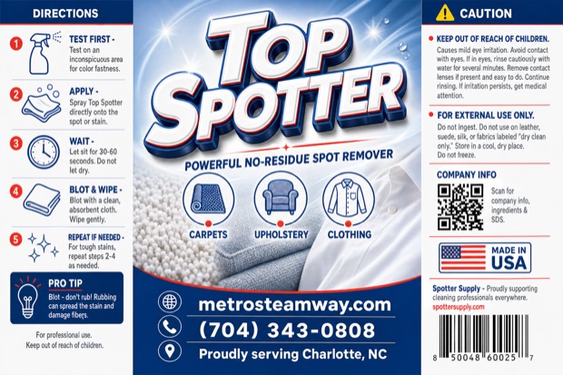 Personalized Top Spotter label