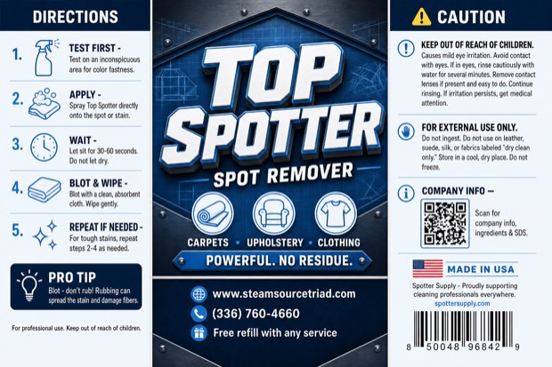 Personalized Top Spotter label